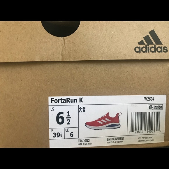 ☎️SOLD🍓adidas New! FortaRun K Women’s Athletic Sneaks! - Picture 9 of 10